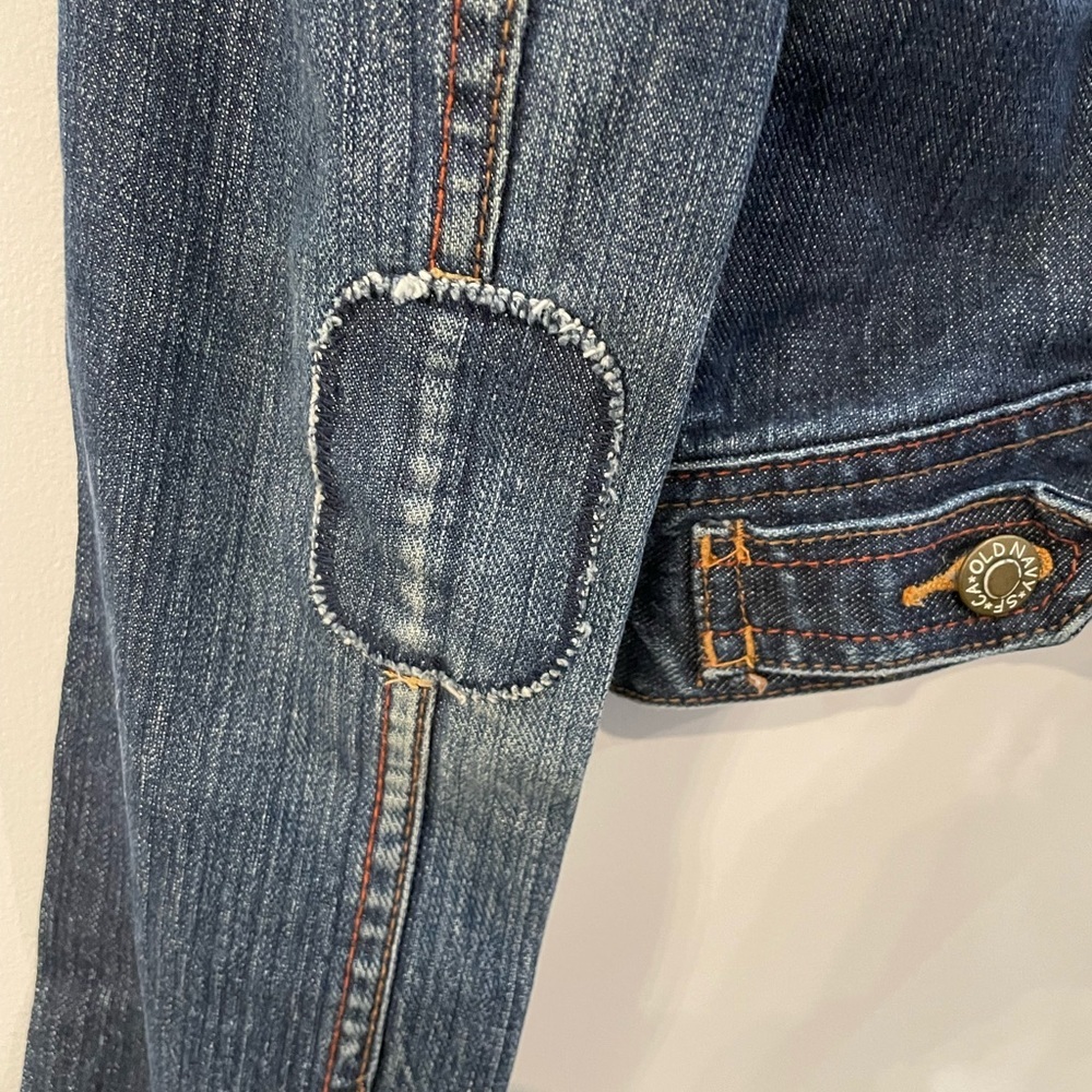 Girls Jean Jacket Cropped. Size Small Old Navy Special Edition - Picture 7 of 7